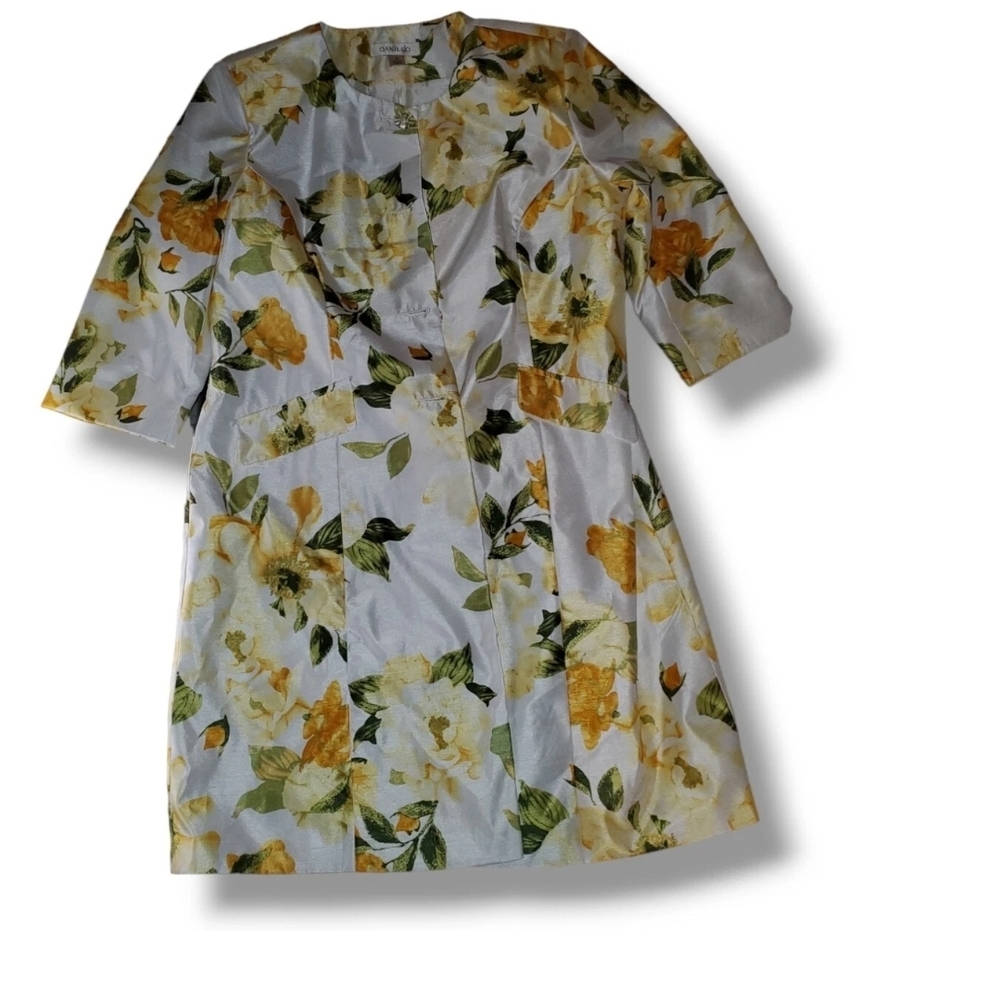 Floral Maxi Dress in Yellow and Green